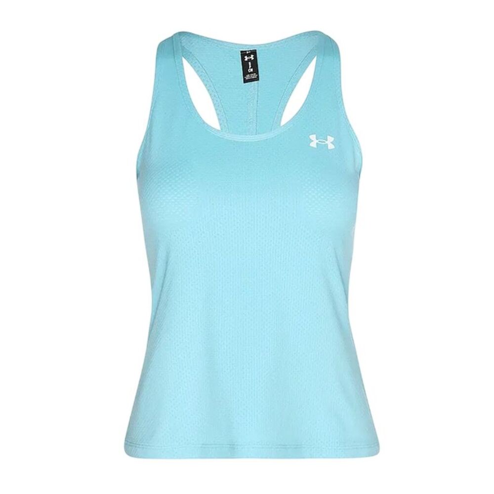 Under Armour Womens/Ladies Tech Sleeveless Tank Top / Blue Haze/White